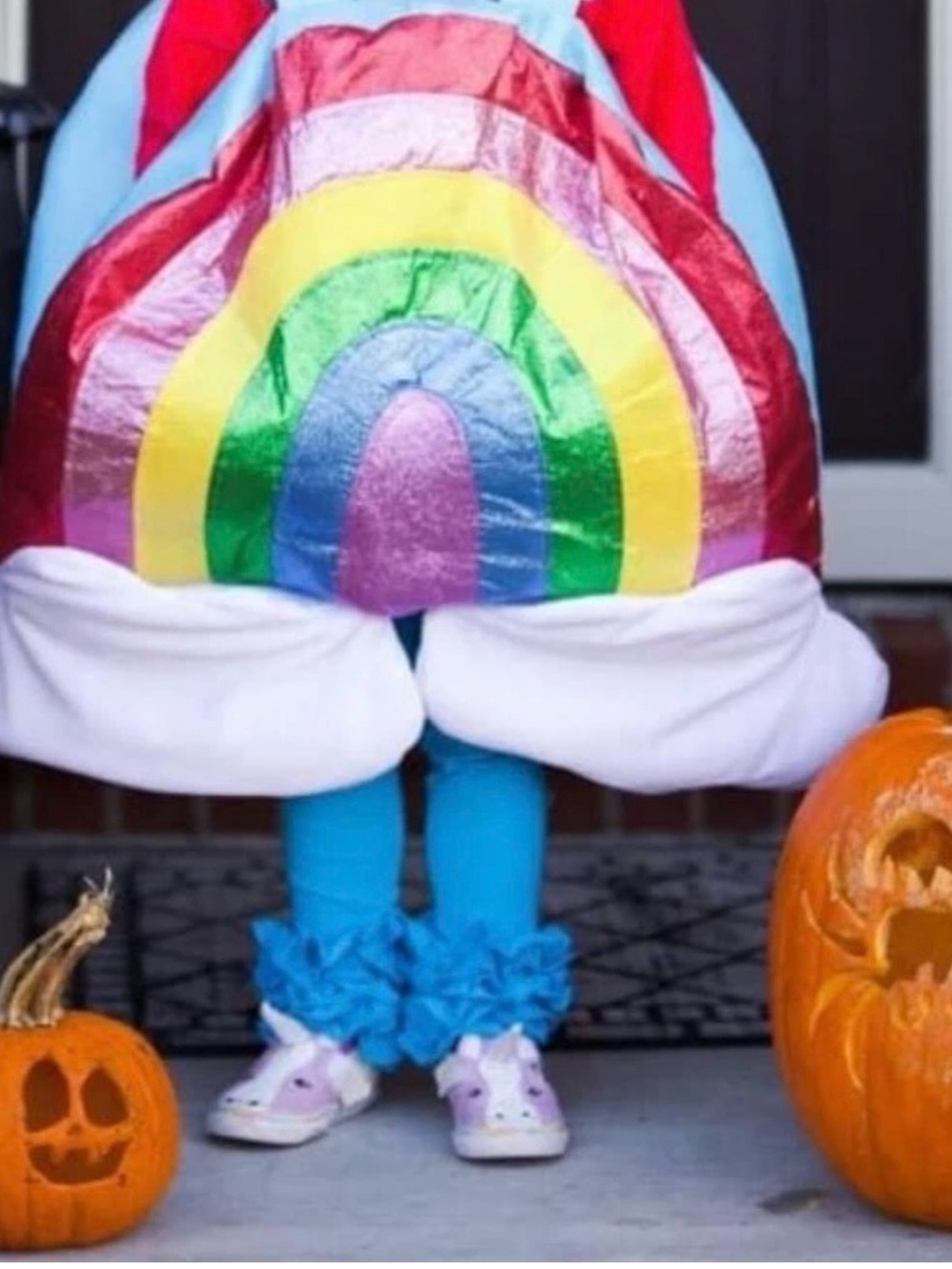 Pottery Barn Kids Rainbow Cloud Costume - Blue Leggings by